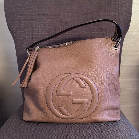 Gucci Handbags - Gucci Hobo Bag with Iconic GG Logo
